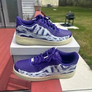 AF1 “Purple Skeleton” Sz10.5